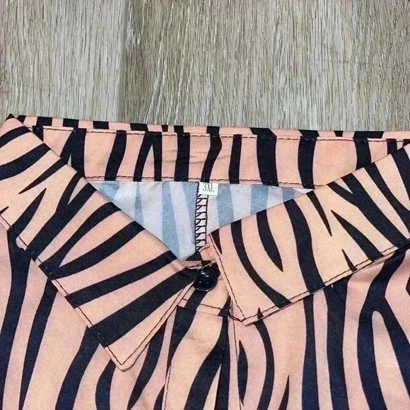 3XL zebra printed jumpsuit - Picture 4 of 9